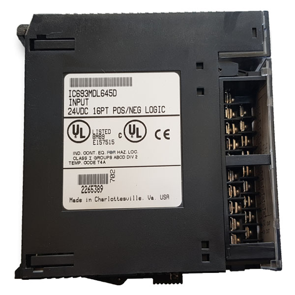 IC693MDL645D New GE Fanuc 24 Volt DC Positive/Negative Logic Input